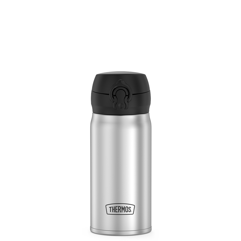 12oz Stainless Steel Direct Drink Bottle, Stainless Steel.