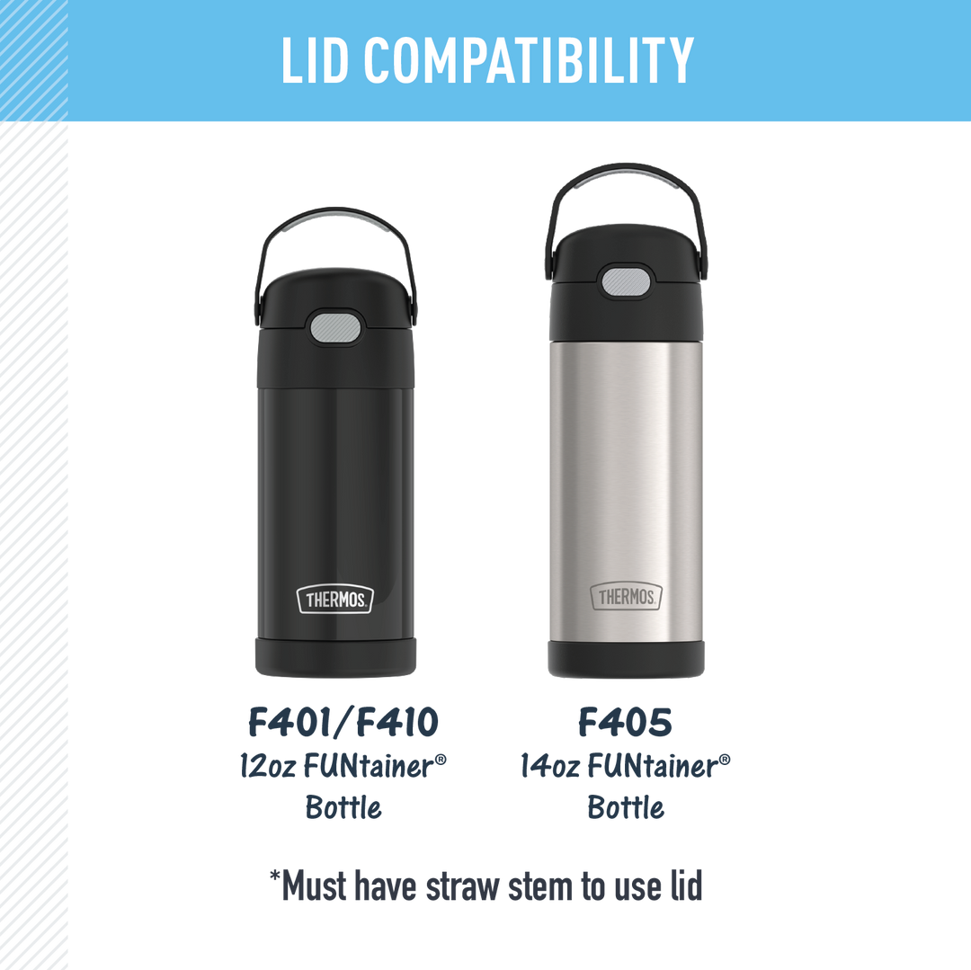 FUNTAINER® WATER BOTTLE - REPLACEMENT STRAW LID