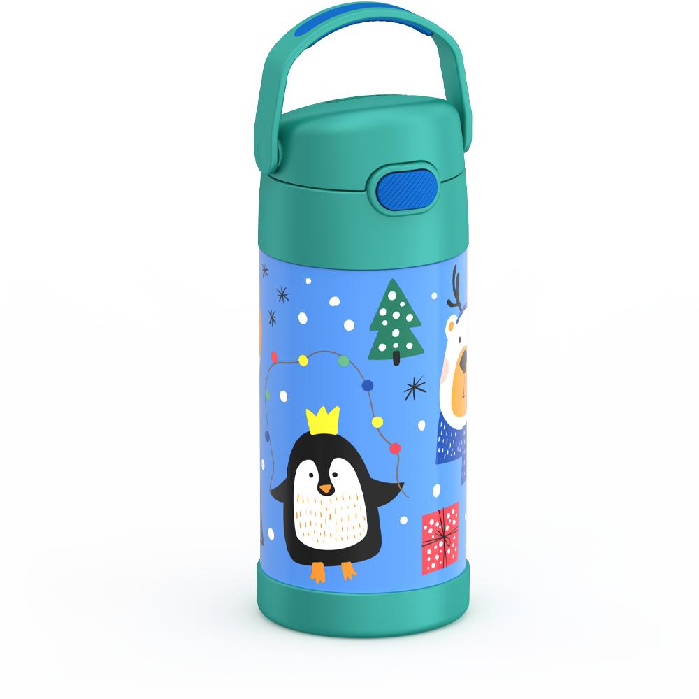 12oz FUNTAINER® WATER BOTTLE PENGUIN