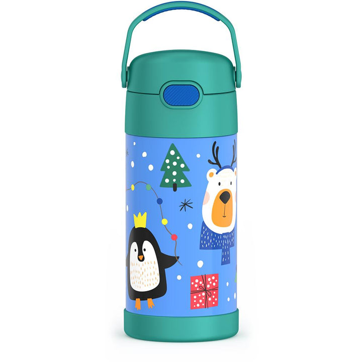 12oz FUNTAINER® WATER BOTTLE PENGUIN