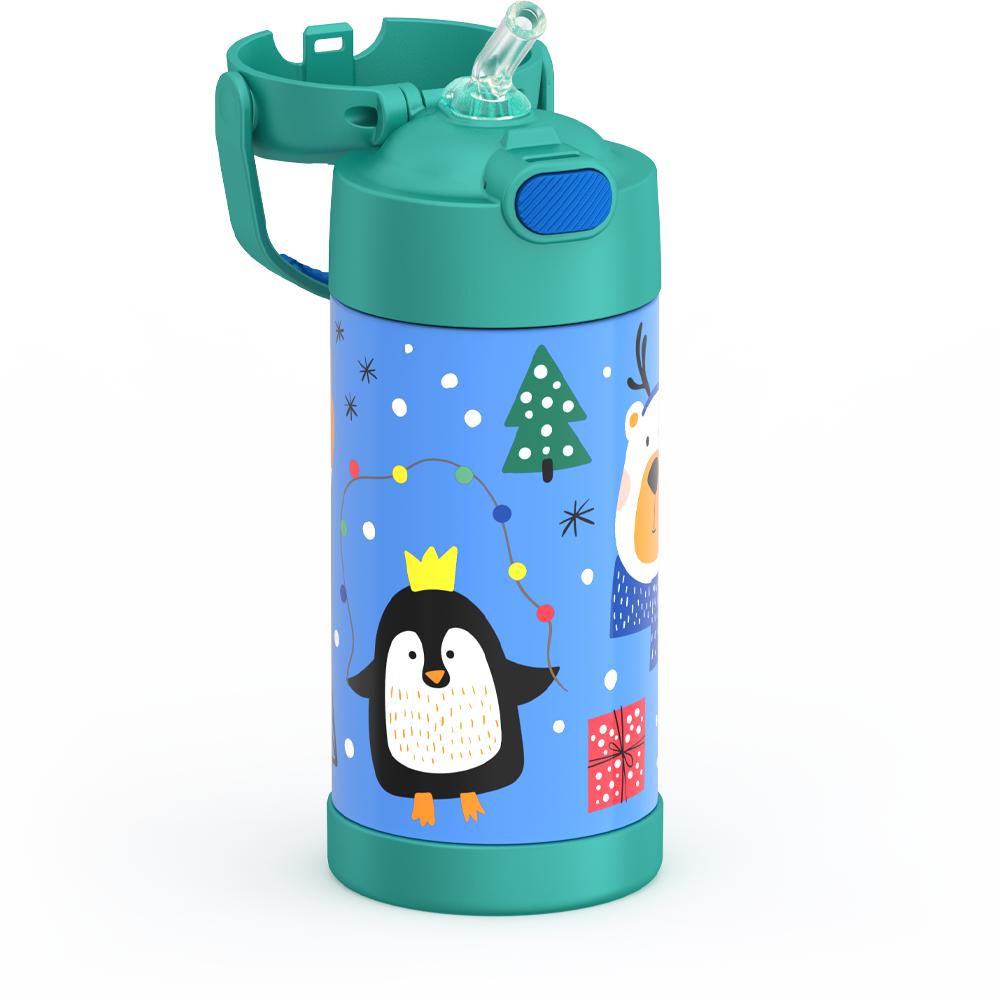 12oz FUNTAINER® WATER BOTTLE PENGUIN