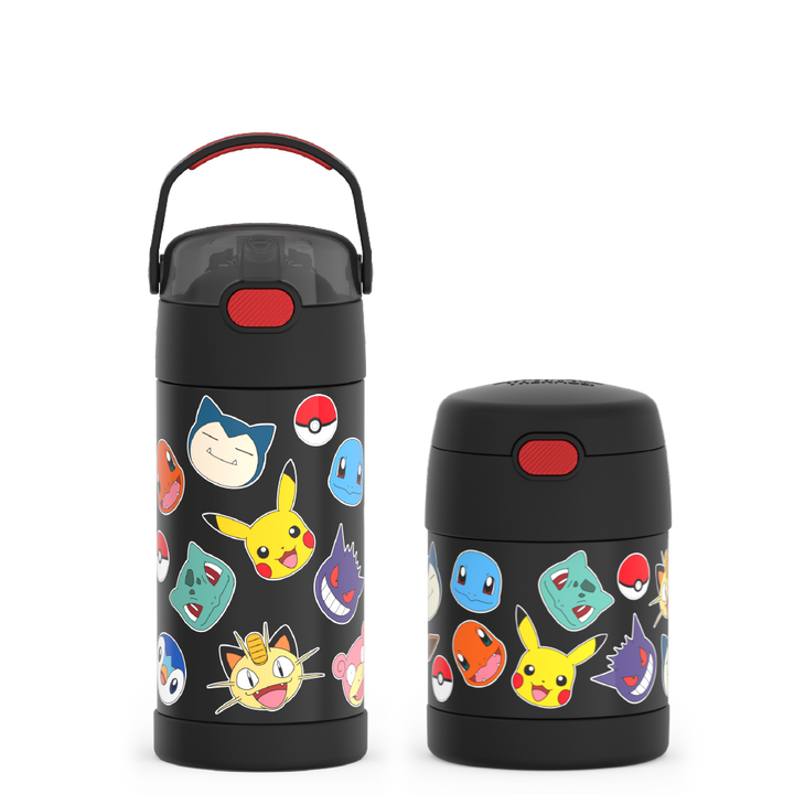 Pokémon Bundle - 12oz FUNtainer® Water Bottle and 10oz FUNtainer® Food Jar