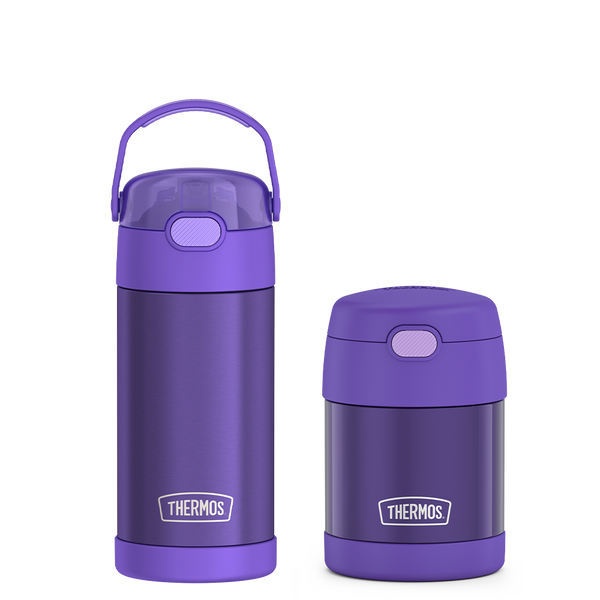 12oz FUNtainer® Water Bottle & 10oz Food Jar Bundle | Thermos
