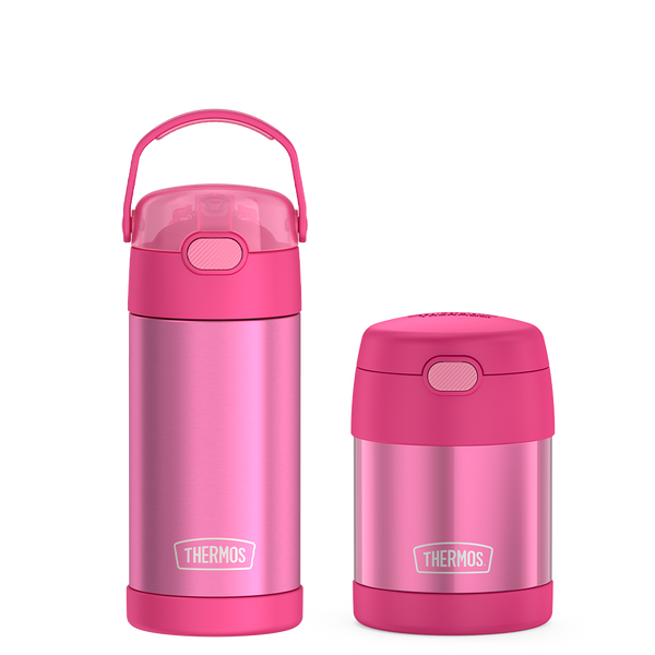 12oz FUNtainer® Water Bottle & 10oz Food Jar Bundle | Thermos