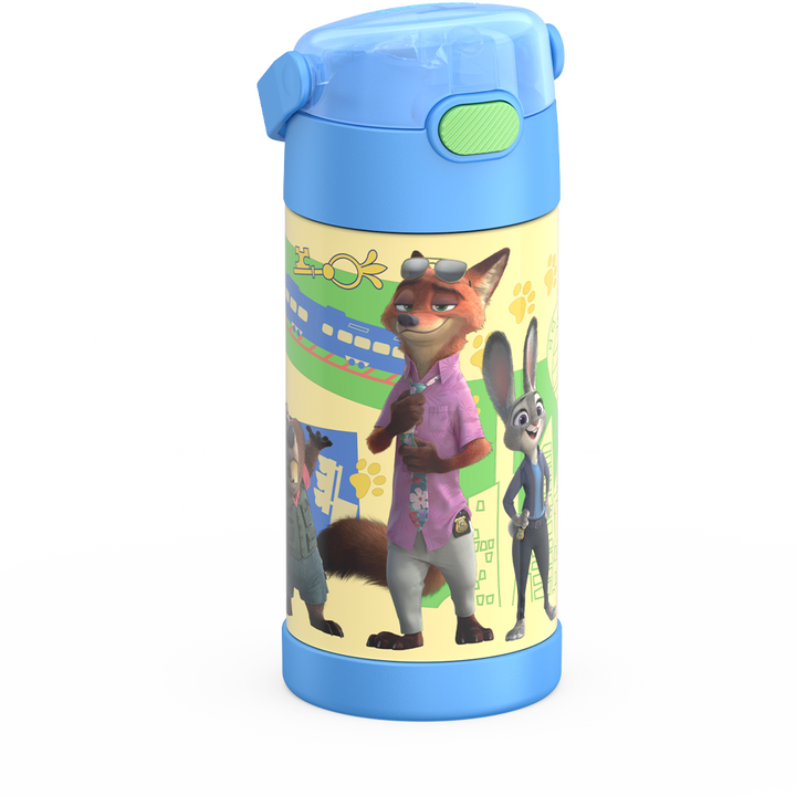 12oz FUNTAINER® WATER BOTTLE DISNEY ZOOTOPIA 2