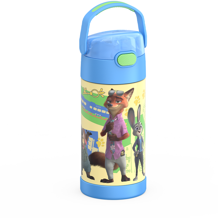 12oz FUNTAINER® WATER BOTTLE DISNEY ZOOTOPIA 2