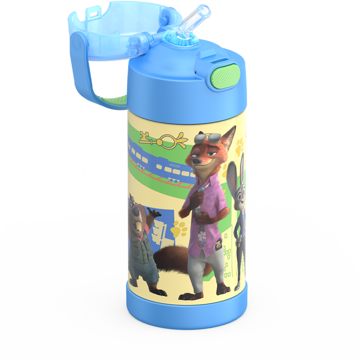 12oz FUNTAINER® WATER BOTTLE DISNEY ZOOTOPIA 2
