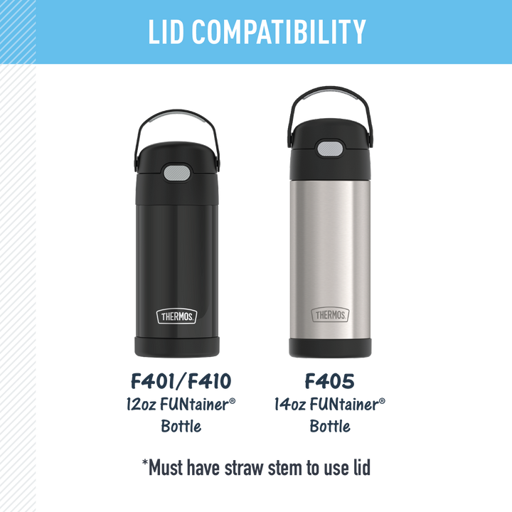 FUNTAINER® WATER BOTTLE - REPLACEMENT STRAW LID