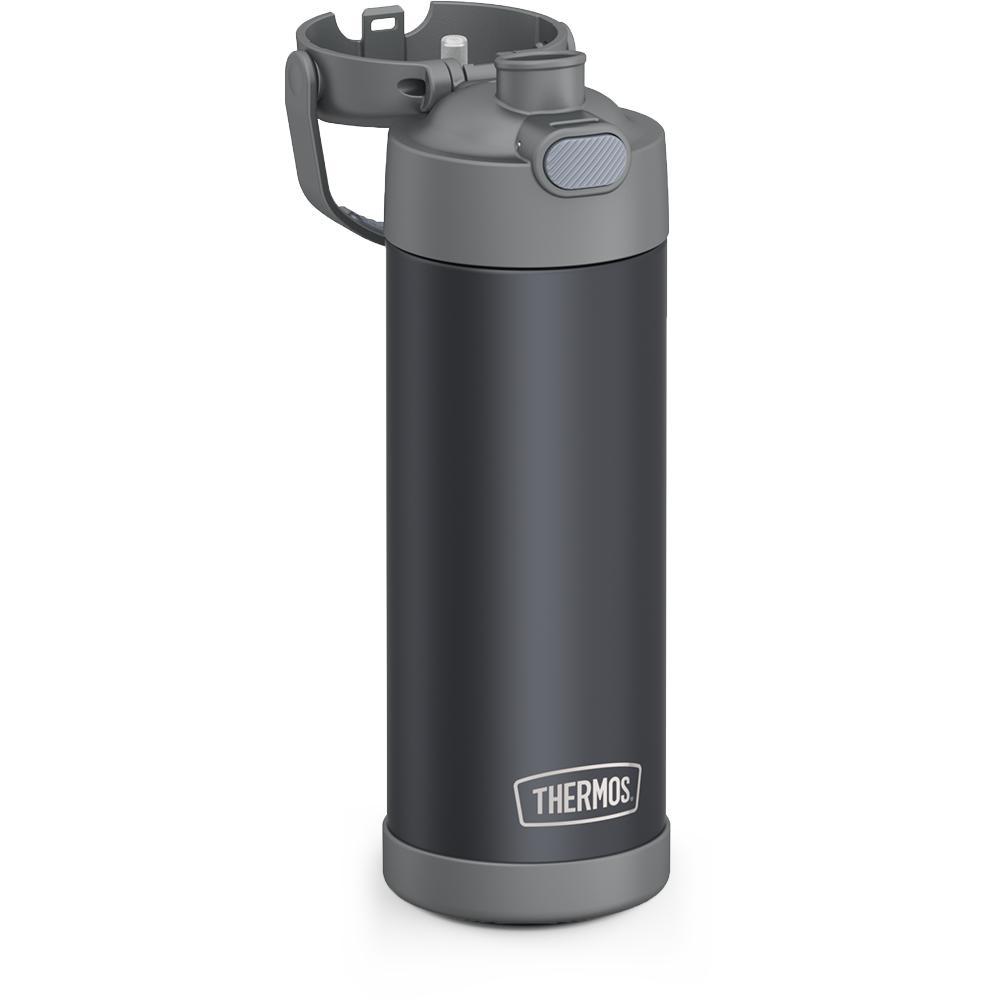 Thermos Funtainer SS Insulated Straw Bottle 16 oz Charcoal #F4023CH6