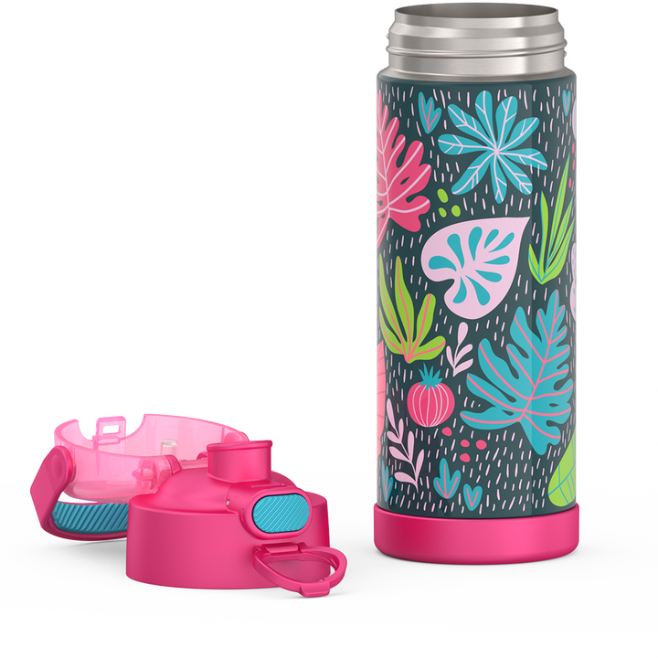 16oz FUNtainer® Water Bottle Patterns with Locking Lid