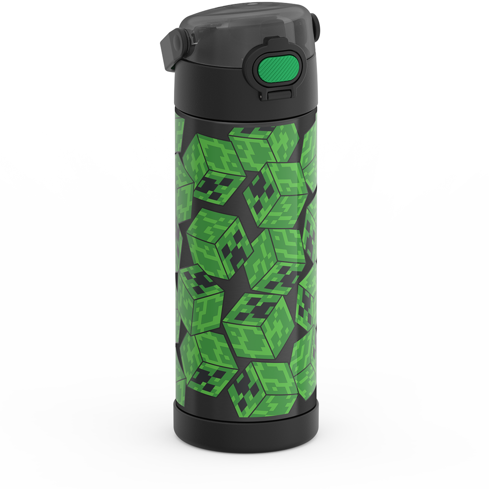 16oz FUNtainer® Water Bottle Minecraft