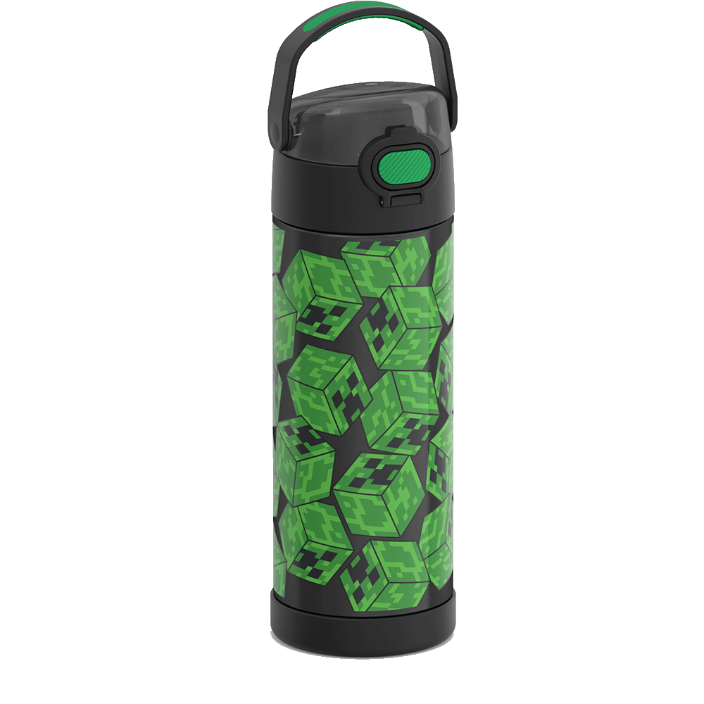 16oz FUNtainer® Water Bottle Minecraft