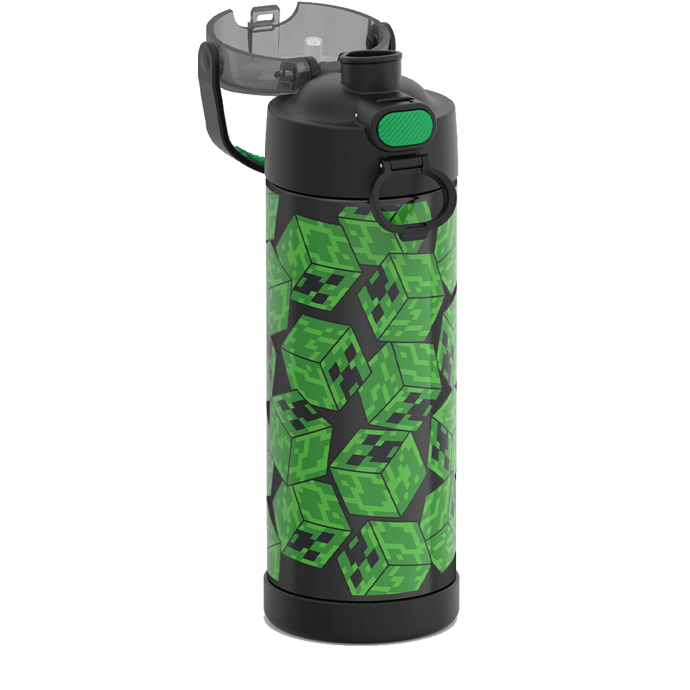 16oz FUNtainer® Water Bottle Minecraft