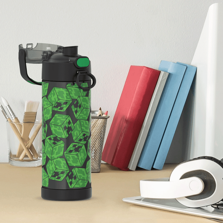 16oz FUNtainer® Water Bottle Minecraft