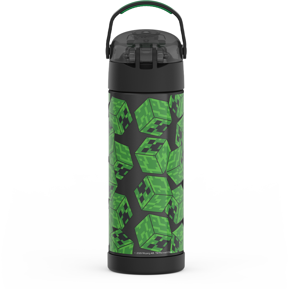 16oz FUNtainer® Water Bottle Minecraft