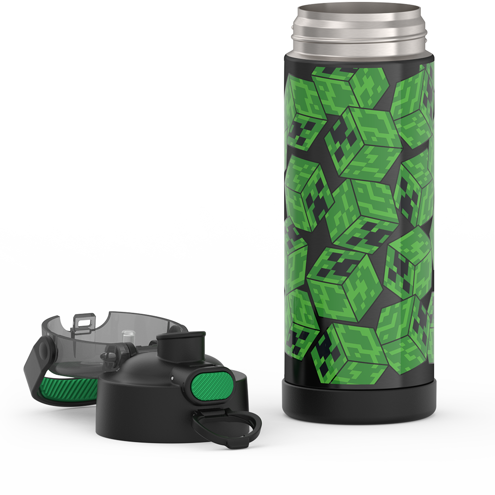 16oz FUNtainer® Water Bottle Minecraft