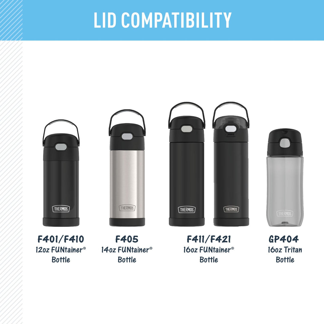 FUNTAINER® WATER BOTTLE - REPLACEMENT SPOUT LOCKING LID