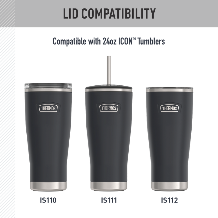 24oz ICON™ TUMBLER TWIST LOCK - REPLACEMENT LID