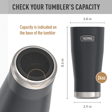 24oz ICON TUMBLER TWIST LOCK - REPLACEMENT LID  Thermos Brand