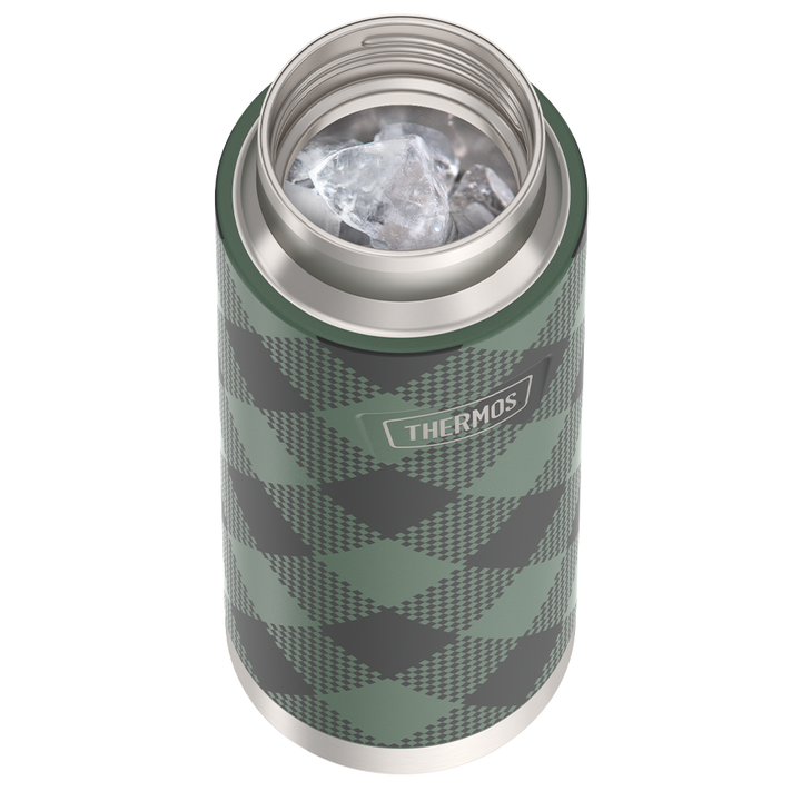 24oz ICON™ WATER BOTTLE WITH SPOUT - EVERGREEN CHECK