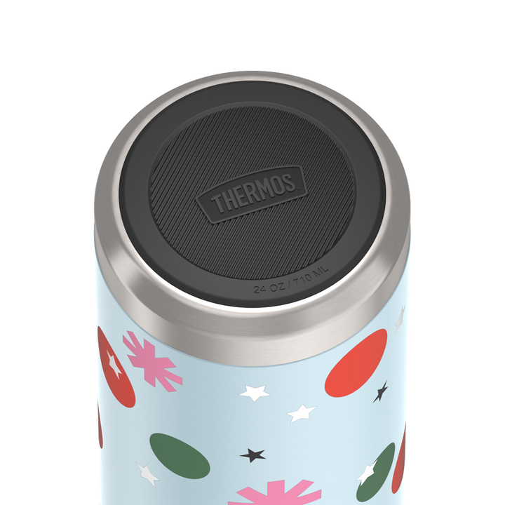 24oz ICON™ WATER BOTTLE WITH SPOUT - HOLIDAY SPARKLE