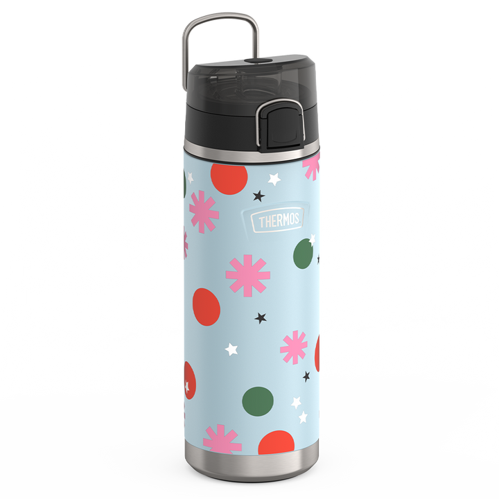 24oz ICON™ WATER BOTTLE WITH SPOUT - HOLIDAY SPARKLE
