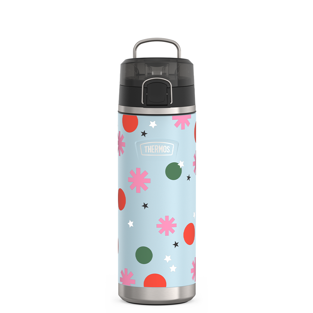 24oz Icon™ Water Bottle With Spout - Holiday Patterns
