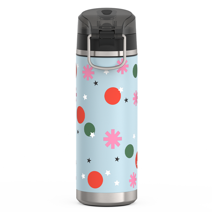 24oz ICON™ WATER BOTTLE WITH SPOUT - HOLIDAY SPARKLE