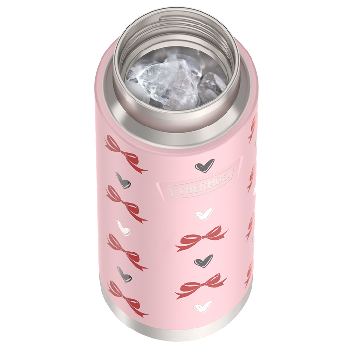 24oz ICON™ WATER BOTTLE WITH SPOUT - RIBBON HEARTS