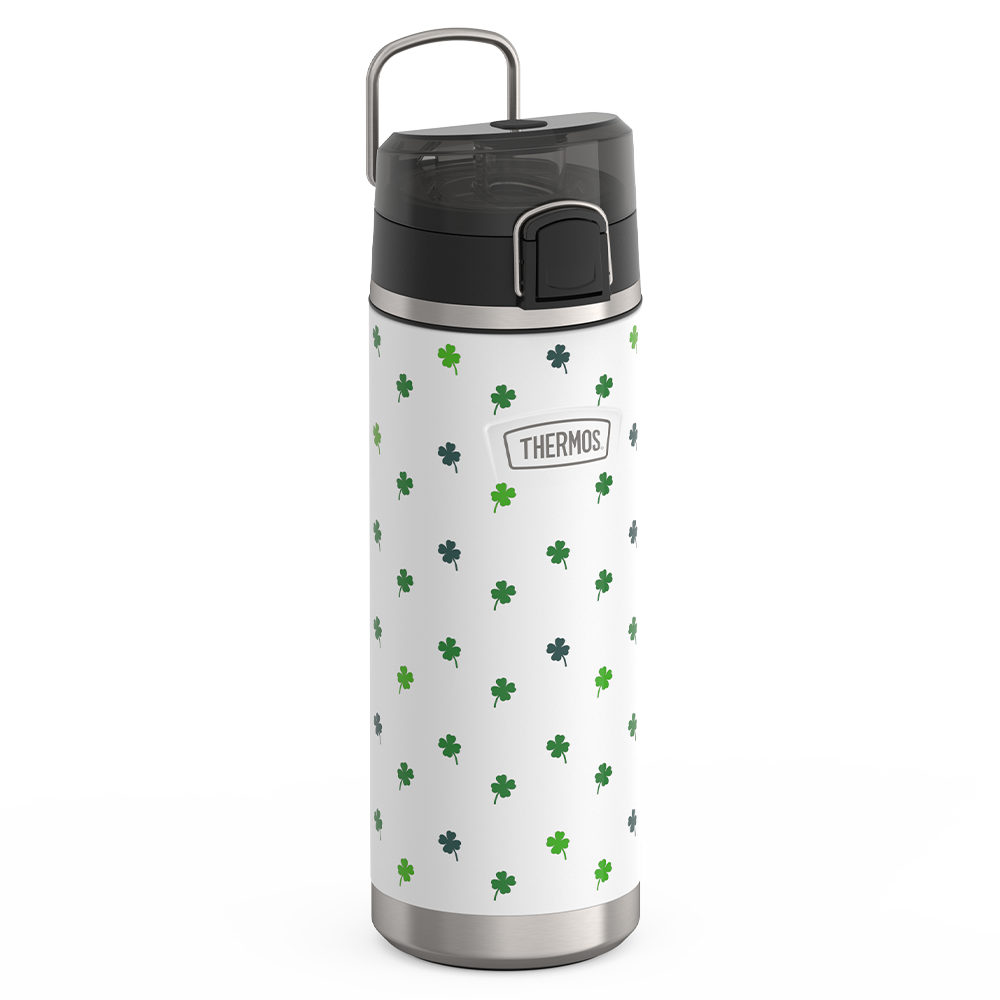 24oz ICON™ WATER BOTTLE WITH SPOUT - SHAMROCKS