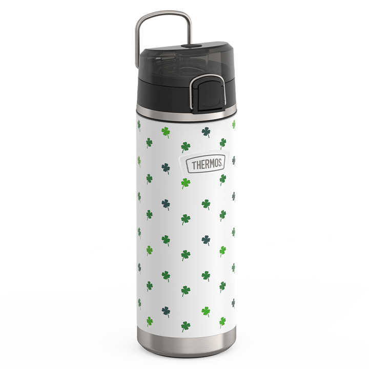 24oz ICON™ WATER BOTTLE WITH SPOUT - SHAMROCKS