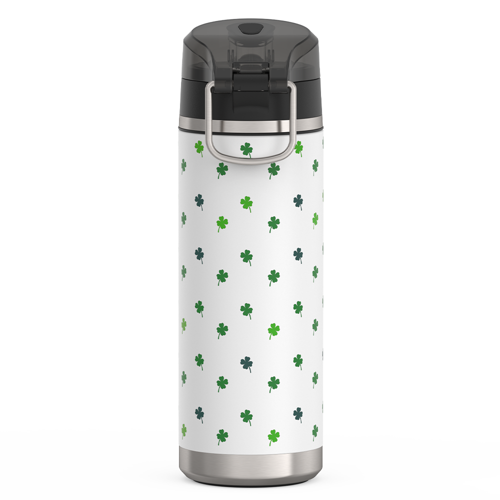 24oz ICON™ WATER BOTTLE WITH SPOUT - SHAMROCKS