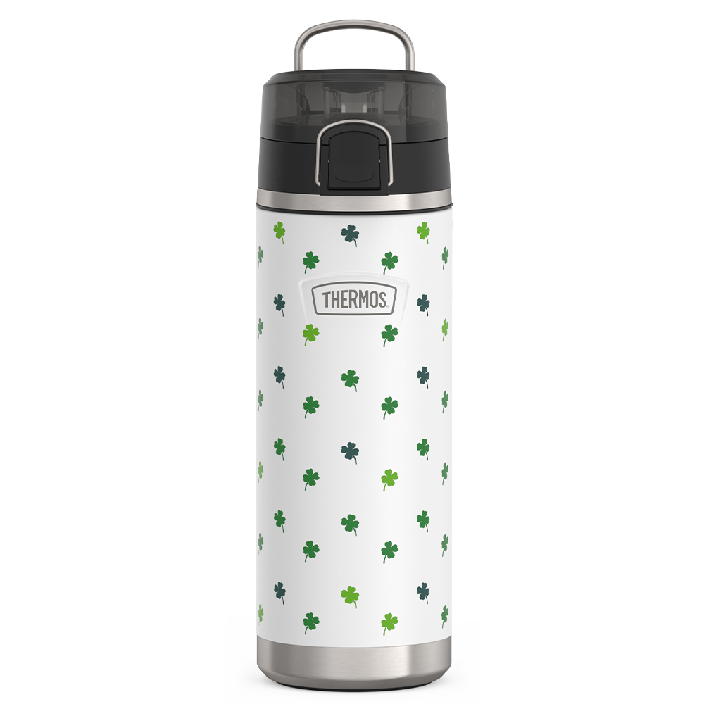 24oz ICON™ WATER BOTTLE WITH SPOUT - SHAMROCKS