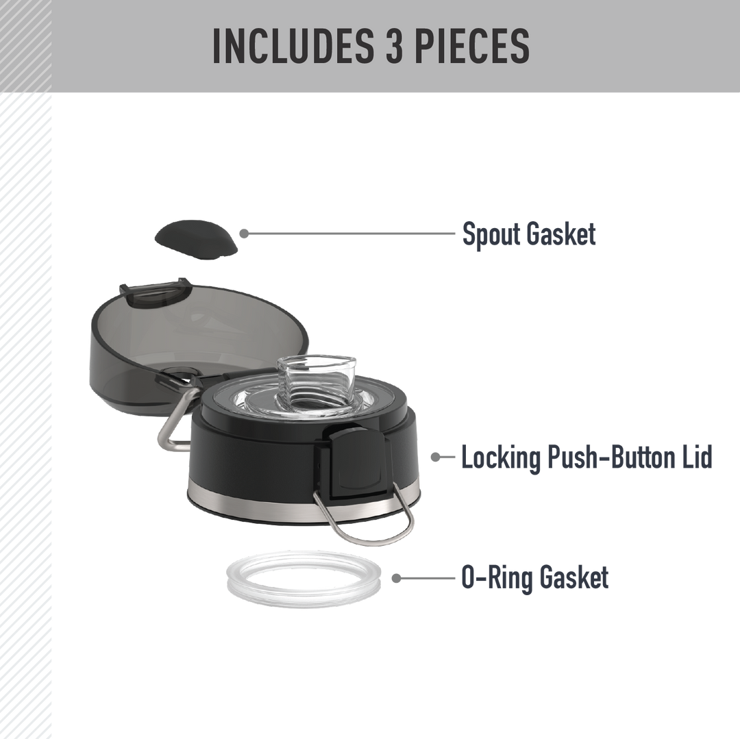 24oz ICON WATER BOTTLE - REPLACEMENT SPOUT LID