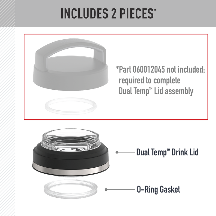 32oz ICON™ DUAL TEMP BEVERAGE BOTTLE - REPLACEMENT DRINK LID