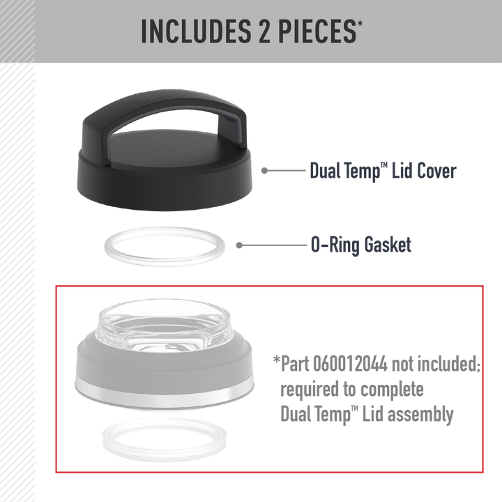 32oz ICON™ DUAL TEMP BEVERAGE BOTTLE - REPLACEMENT LID COVER
