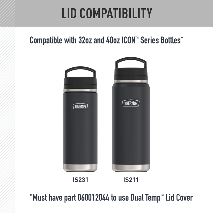 32oz ICON™ DUAL TEMP BEVERAGE BOTTLE - REPLACEMENT LID COVER