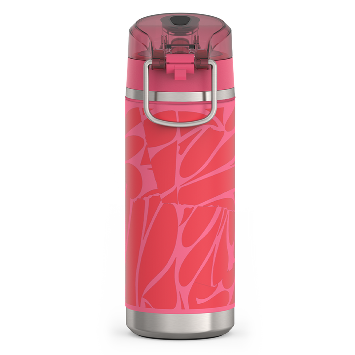 18oz ICON™ KIDS WATER BOTTLE WITH SPOUT LID - ABSTRACT PETALS