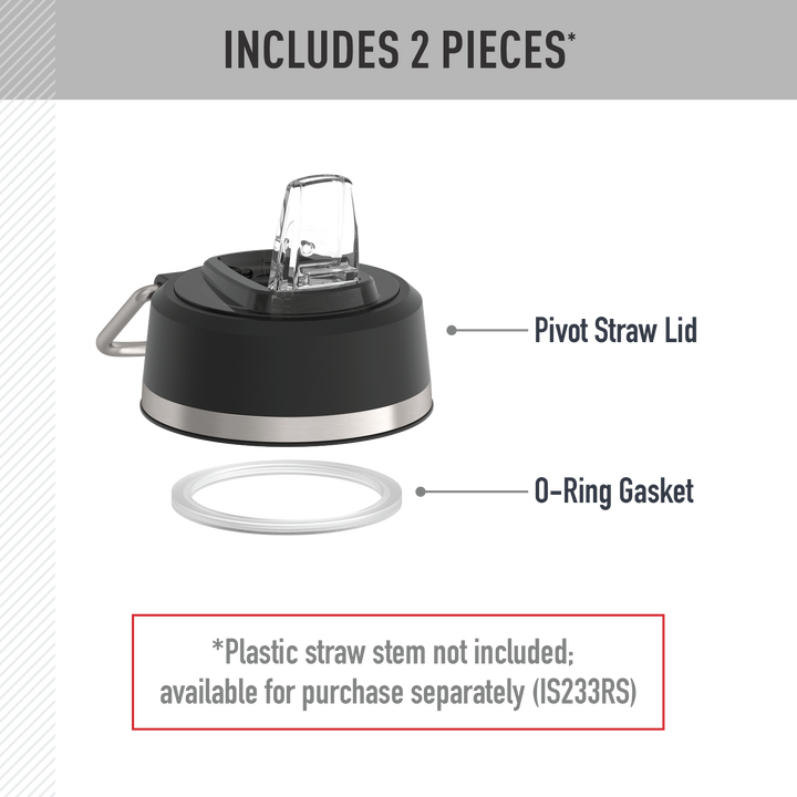 18oz ICON™ KIDS WATER BOTTLE - REPLACEMENT STRAW LID