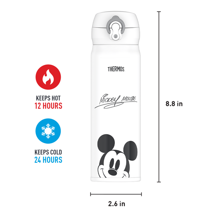 16oz STAINLESS STEEL DIRECT DRINK BOTTLE MICKEY MOUSE