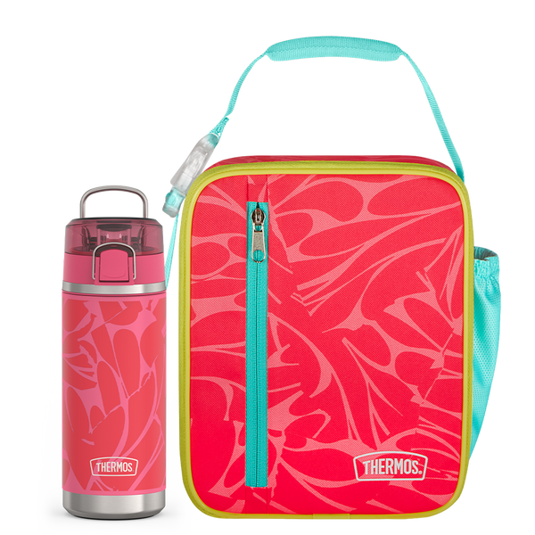 Abstract Petals Upright & 18oz Icon™ Kids Bundle | Thermos