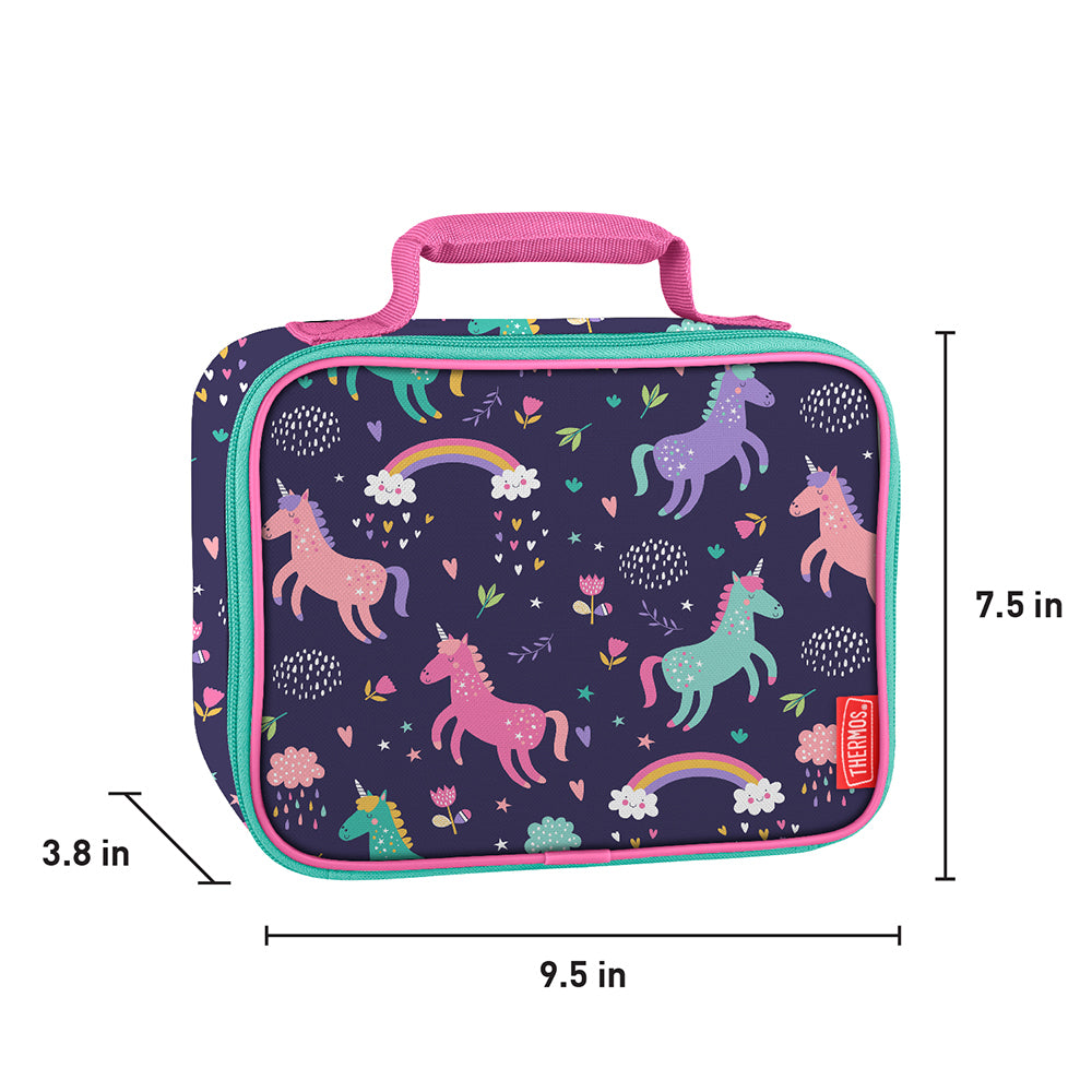 Thermos Unicorn Rachel Ellen - Kit Pranzo Per Bambini Con Borraccia E Contenitore, 100% PVC-Free, Facile Da Pulire