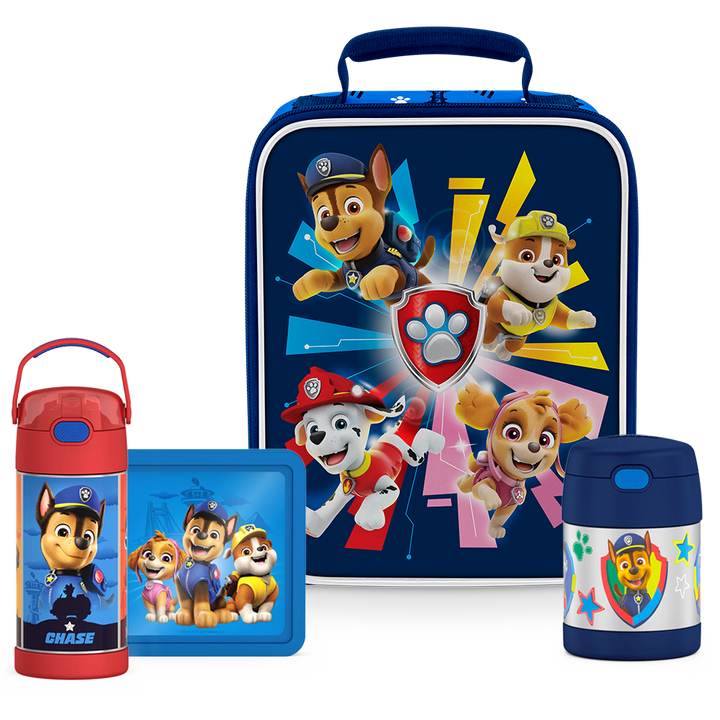 Paw Patrol Bundle - Soft Lunch Box, 12oz FUNtainer® Water Bottle, 10oz FUNtainer® Food Jar &amp; Hard Ice
