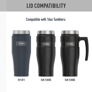 16oz STAINLESS KING MUG + TUMBLER - REPLACEMENT LID