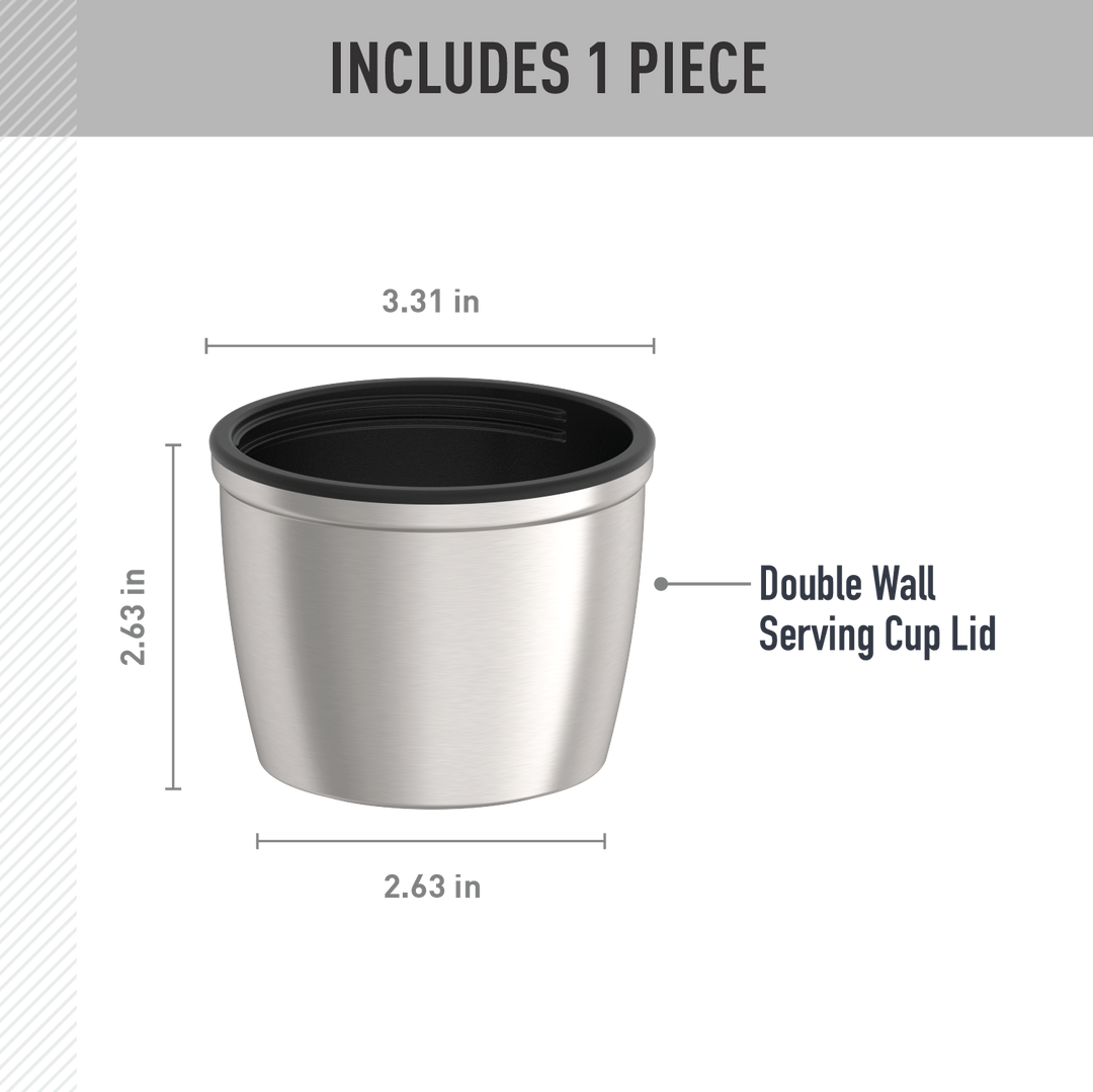 40oz STAINLESS KING™ BEVERAGE BOTTLE - REPLACEMENT SERVING CUP LID