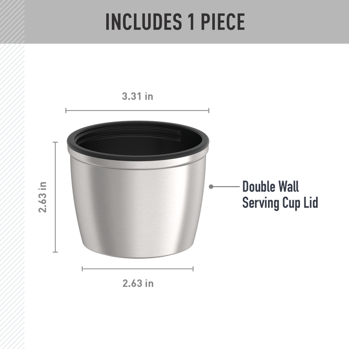 40oz STAINLESS KING™ BEVERAGE BOTTLE - REPLACEMENT SERVING CUP LID