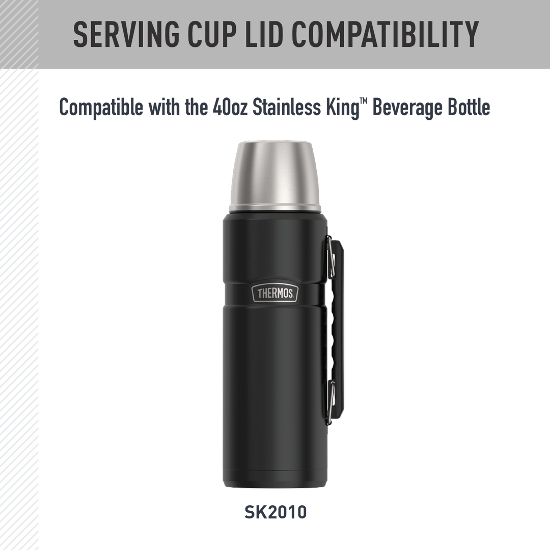 40oz STAINLESS KING™ BEVERAGE BOTTLE - REPLACEMENT SERVING CUP LID
