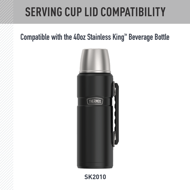 40oz STAINLESS KING™ BEVERAGE BOTTLE - REPLACEMENT SERVING CUP LID