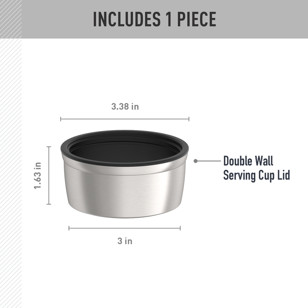 16oz + 24oz STAINLESS KING™ FOOD JAR - REPLACEMENT SERVING CUP LID