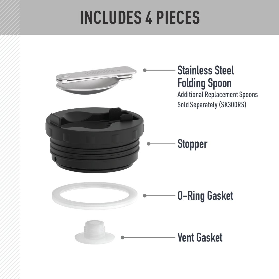 16oz + 24oz STAINLESS KING™ FOOD JAR - REPLACEMENT STOPPER